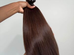 Alternative view of Chocolate Brown Straight Bundles